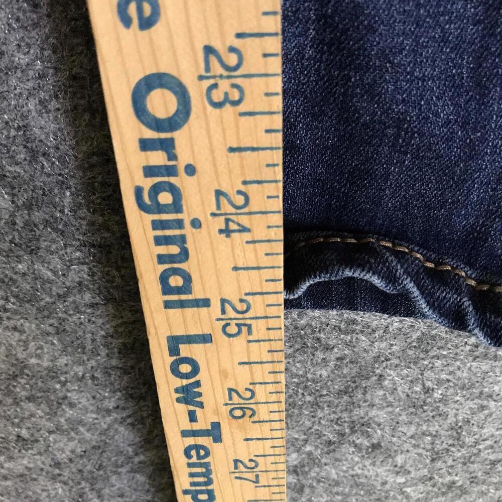 Seven 7 Tummyless High Rise Skinny Women's Size 12 Blue 5-Pocket Denim Jeans - Picture 5 of 8